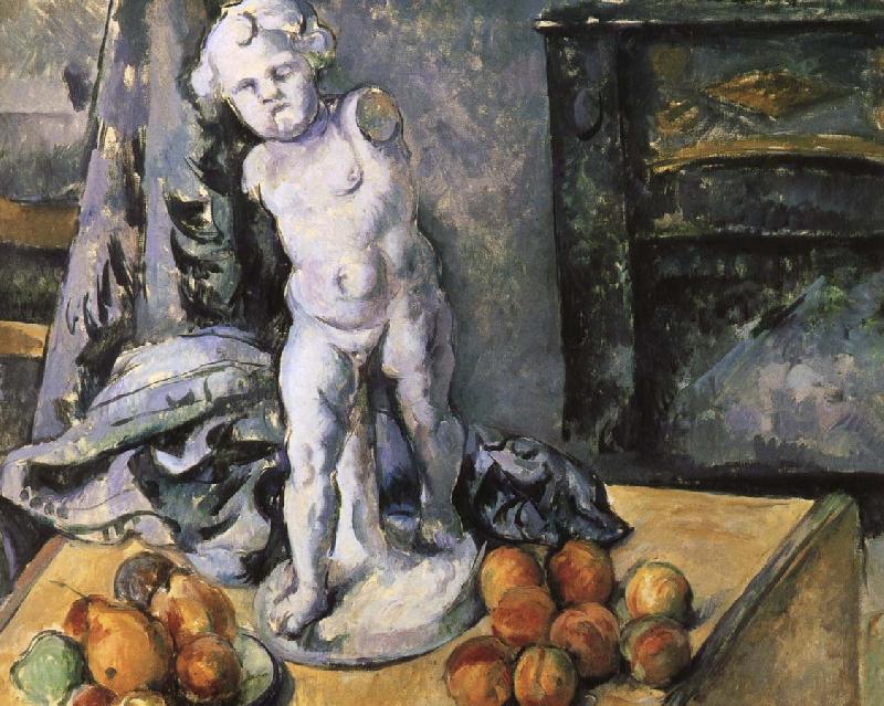 Paul Cezanne God of Love plaster figure likely still life oil painting picture